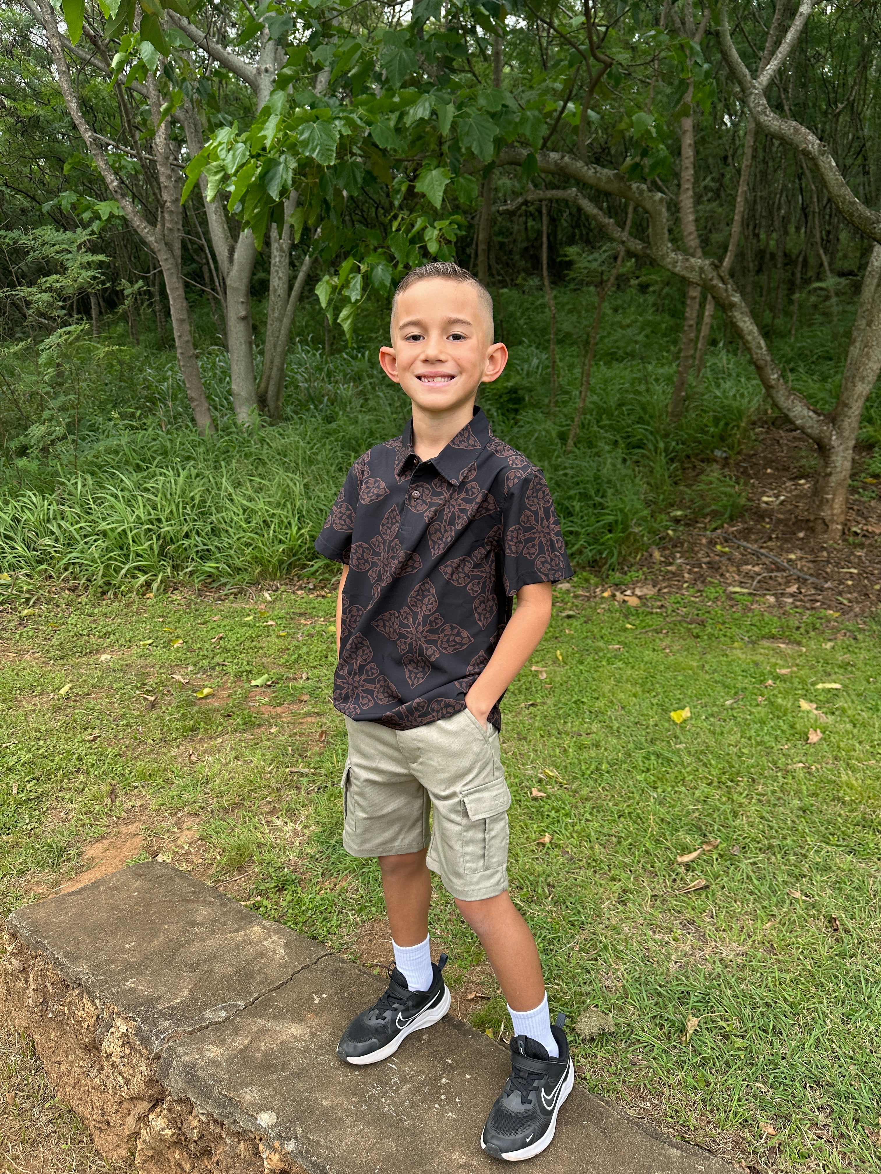 Boy's Kalo Quilt Shirt